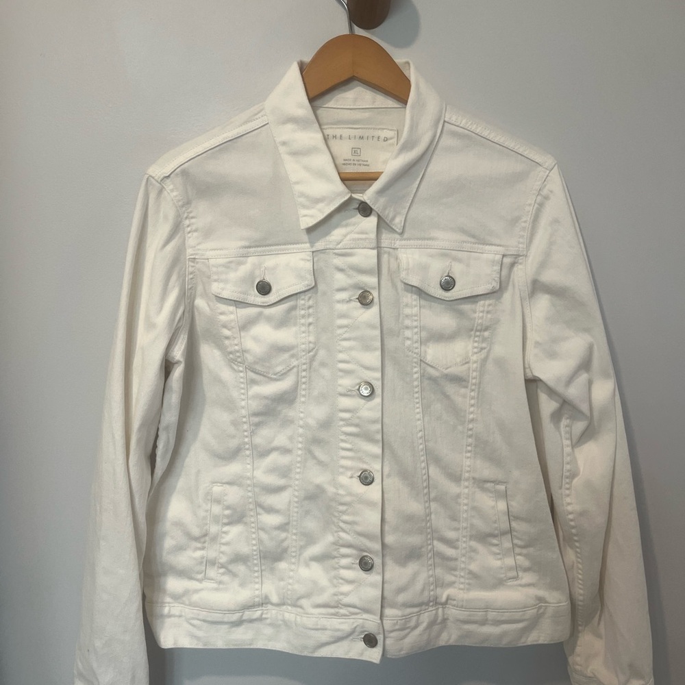 The Limited Off-White Denim Jacket